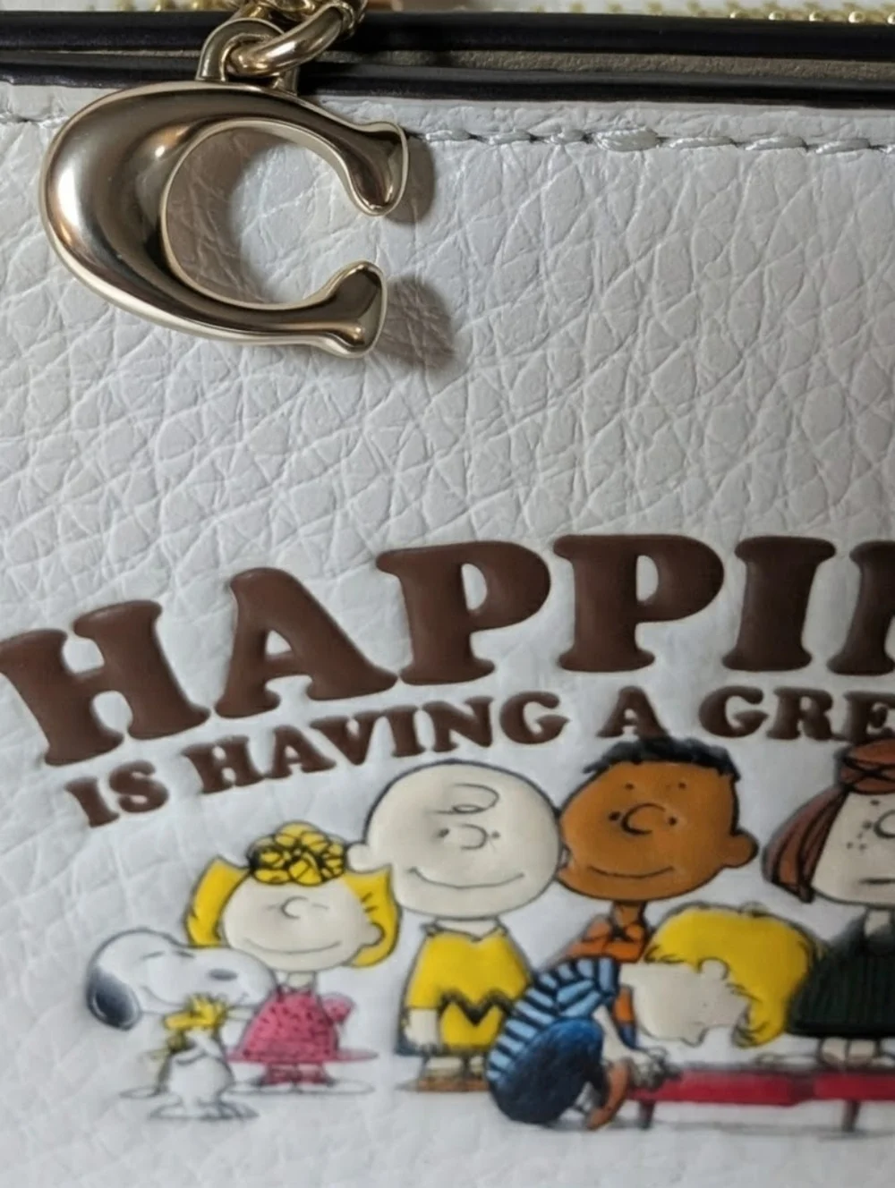 NWT Coach X Peanuts Nolita 19 CBM76 bag & Snap Wallet Happiness Charlie Brown
